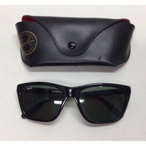 Vintage Ray Ban Bausch & Lomb Sunglasses Black Frame France Case Included